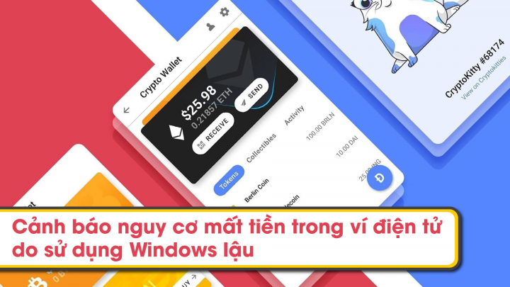 Cảnh báo nguy cơ mất tiền trong ví điện tử do sử dụng Windows lậu