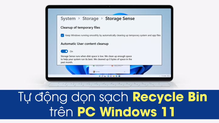 Tự Động Dọn Sạch Recycle Bin Trên Pc Windows 11 - Surfacepro.Vn