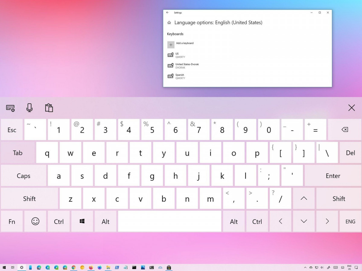 Layout bàn phím trên Windows 10: Với bố cục bàn phím mới của Windows 10, bạn có thể sử dụng các phím tắt và thao tác tích hợp dễ dàng hơn bao giờ hết. Thiết kế gọn nhẹ, đơn giản và hiệu quả giúp bạn đạt được hiệu suất làm việc tốt hơn và giảm thiểu stress. Hãy xem ảnh liên quan để tìm hiểu thêm.