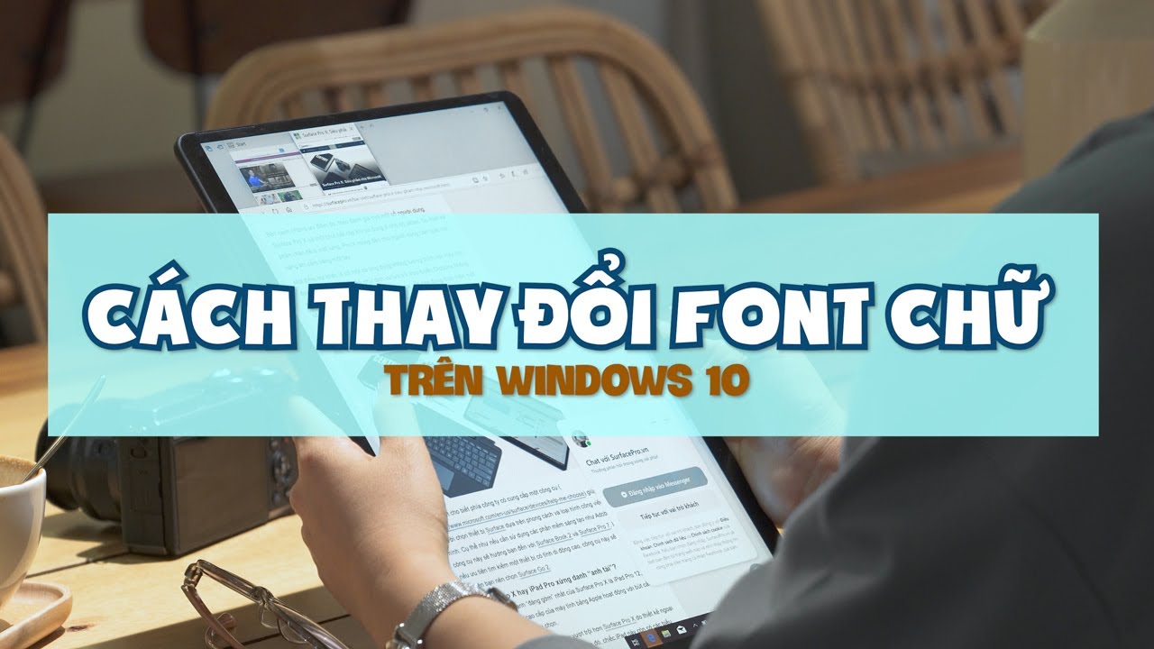 Cách thay đổi FONT chữ trên Windows 10