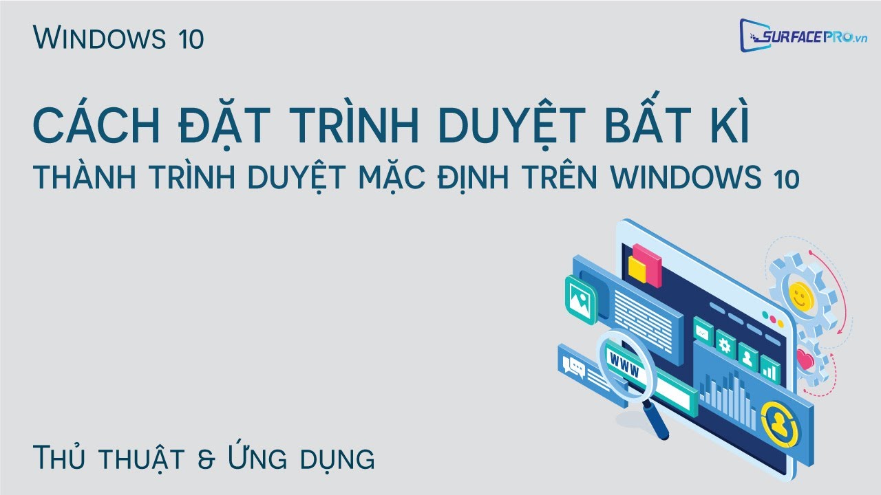 Cách đặt trình duyệt mặc định trên Windows 10